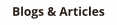 Blogs & Articles